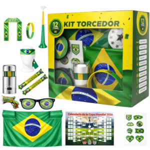 Conjunto 12 peças Torcedor Brasil Copa 2026
