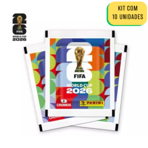 10 Unidades de Envelopes de Figurinhas Copa do Mundo FIFA 2026